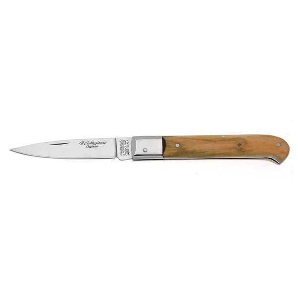 Coltello caltagirone olivo inox